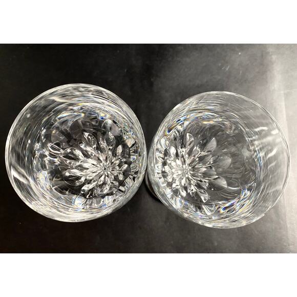 Gorham Diamond Clear Water Goblets - Set of 2 Fine Crystal Stemware - Picture 10 of 10